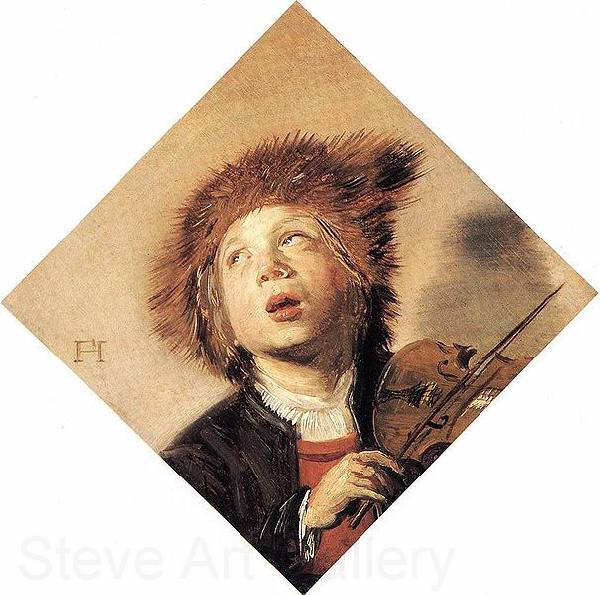 Frans Hals Boy Playing a Violin. Spain oil painting art